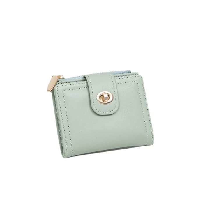コンパクト 財布 レディース二つ折り財布 多機能カード収納 高級感小銭入れ