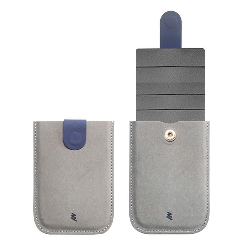 コンパクト 財布 薄型カード収納 スナップ留め 極小財布