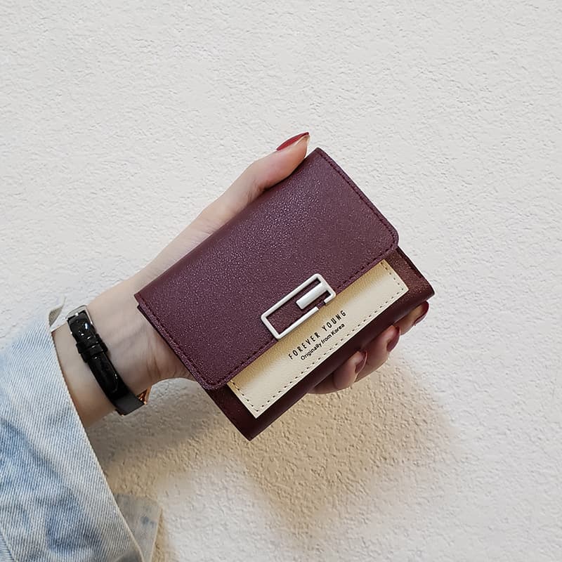 コンパクト 財布 フォーマル仕様 ミニマル三つ折り財布