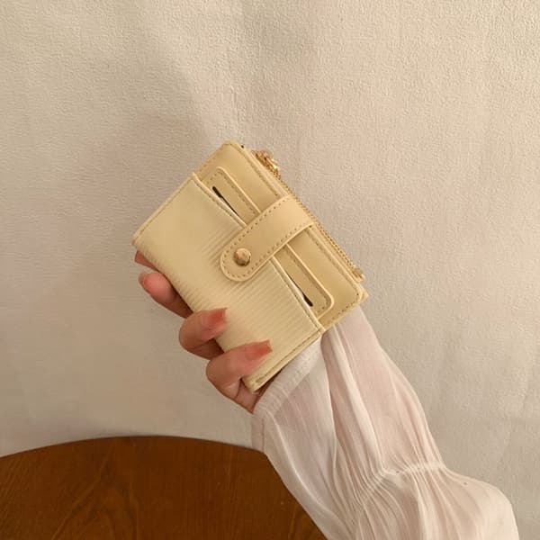 コンパクト 財布 レディース 小さな財布 折りたたみ コンパクト財布 縦しま