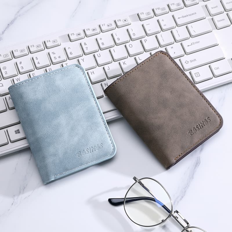 コンパクト 財布 シンプル二つ折りミニ財布