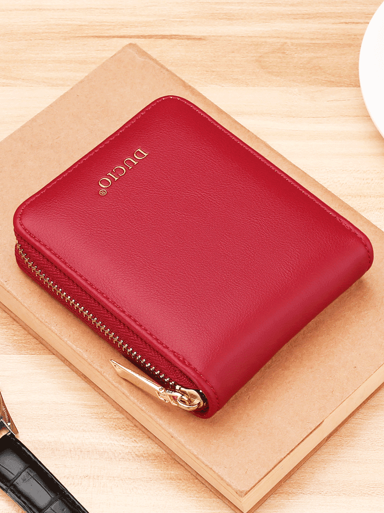 コンパクト 財布 シンプル機能性二つ折り財布