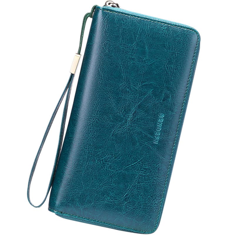 コンパクト 財布 シンプル大容量ジップアラウンド長財布