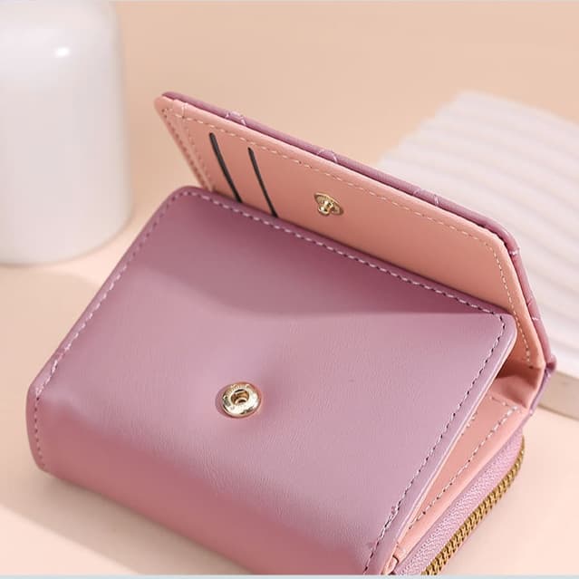 コンパクト 財布 ネコモチーフ シンプル ミニ財布