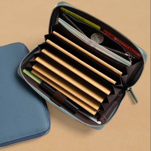 コンパクト 財布 上質レザー ラウンドジップ コンパクト財布