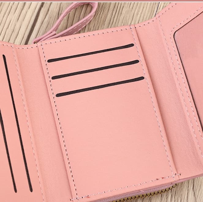 コンパクト 財布 トカゲモチーフ三つ折りミニウォレット