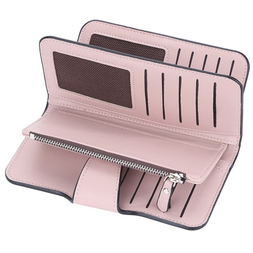 コンパクト 財布 多収納シンプル三つ折りミニ財布