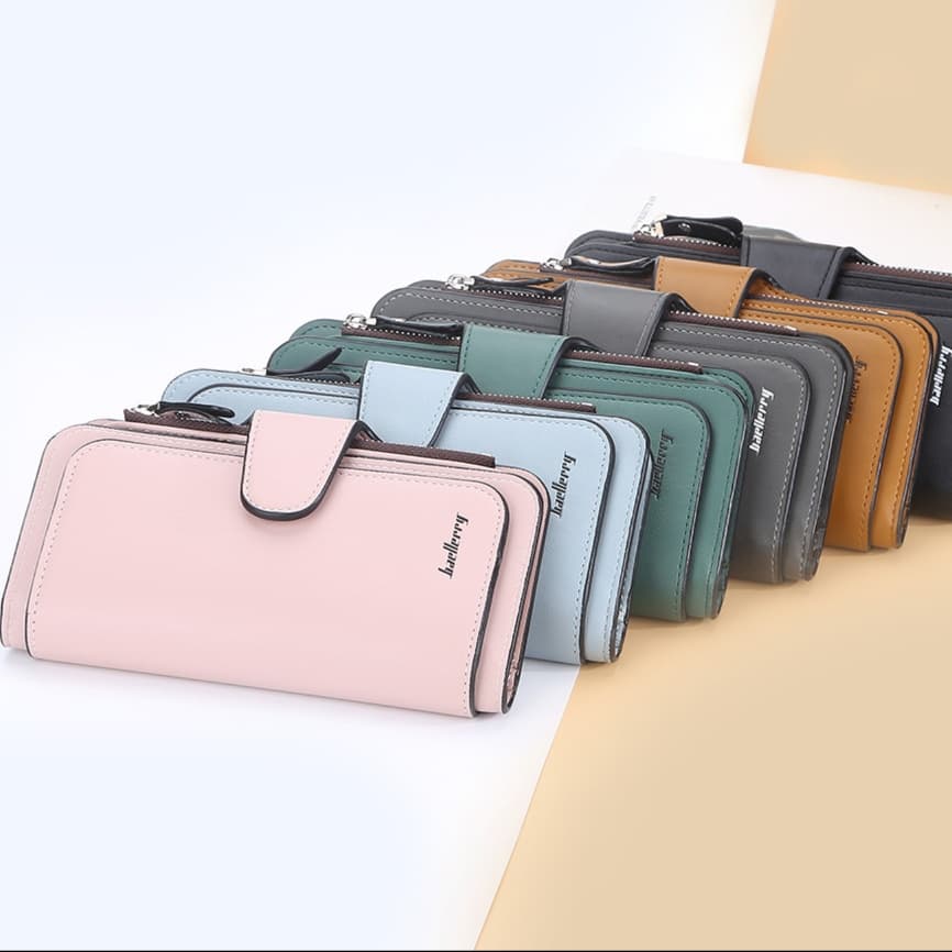 コンパクト 財布 多収納シンプル三つ折りミニ財布