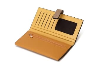 コンパクト 財布 上質な革質感際立つスリム財布