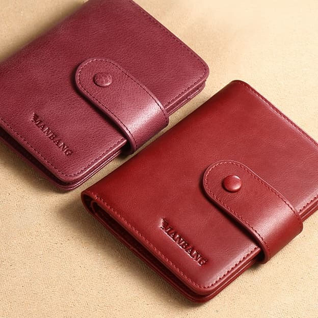 コンパクト 財布 本革シンプル スナップミニ財布