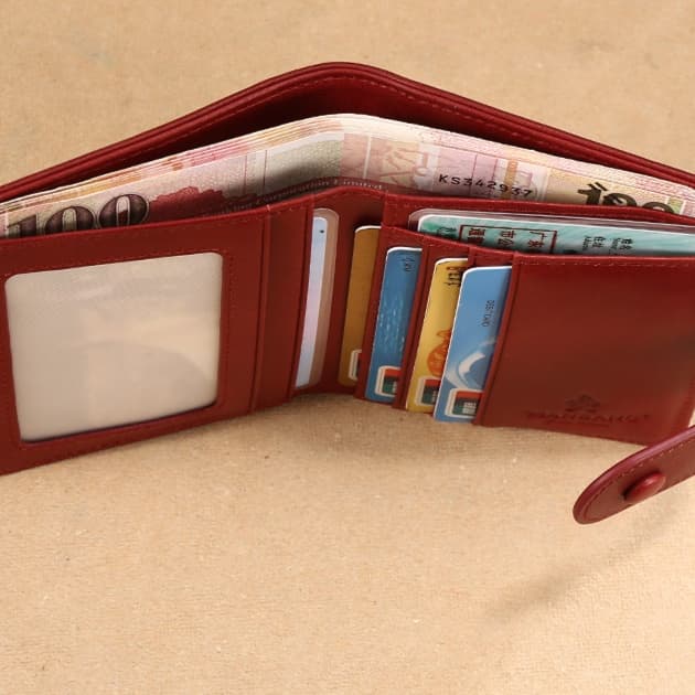 コンパクト 財布 本革シンプル スナップミニ財布