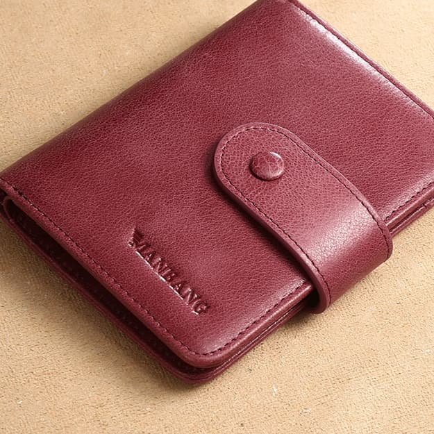 コンパクト 財布 本革シンプル スナップミニ財布