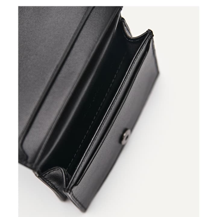 コンパクト 財布 上質な牛革コンパクト二つ折り財布