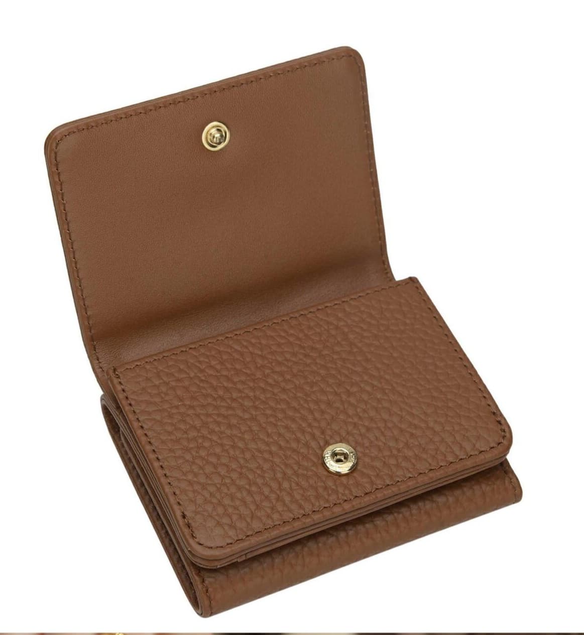 コンパクト 財布 三つ折り 細やかな縫製の上質ミニ財布