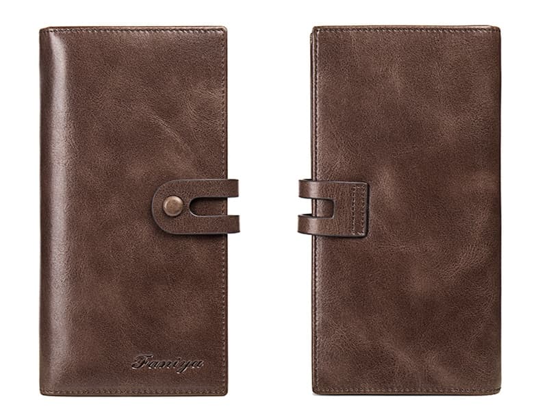 コンパクト 財布 本革使用 大容量 多機能長財布