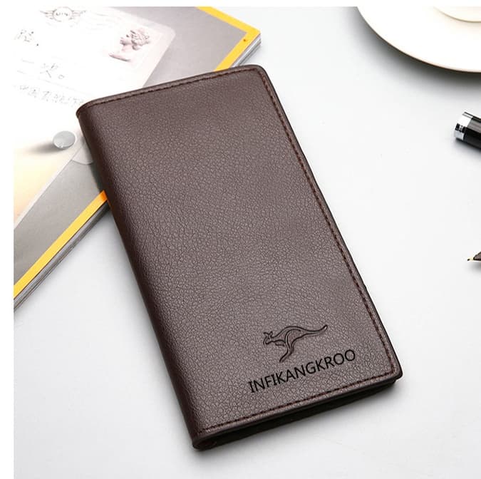 コンパクト 財布 カンガルーデザイン 二つ折り長財布