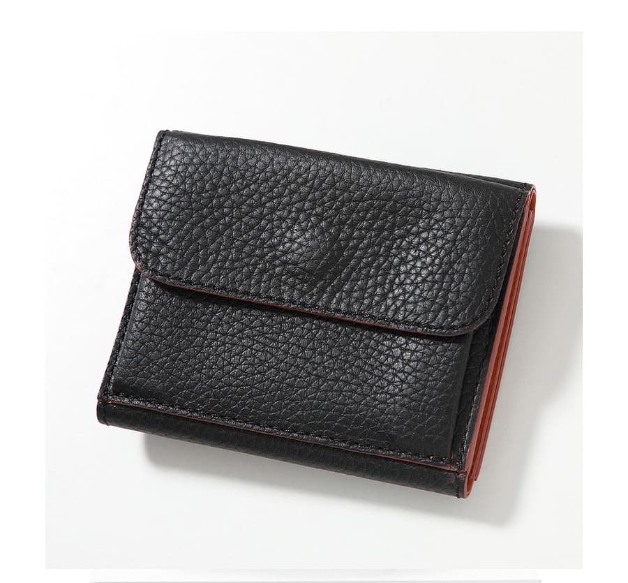 コンパクト 財布 三つ折り 上質レザー三つ折りコンパクト財布