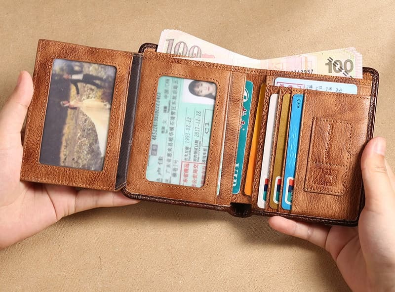 コンパクト 財布 三つ折り 高級本革 三つ折り コンパクト財布