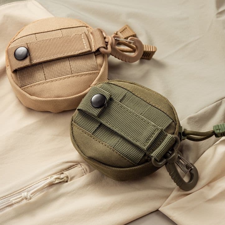 コンパクト 財布 ミリタリー風 多機能コンパクト財布