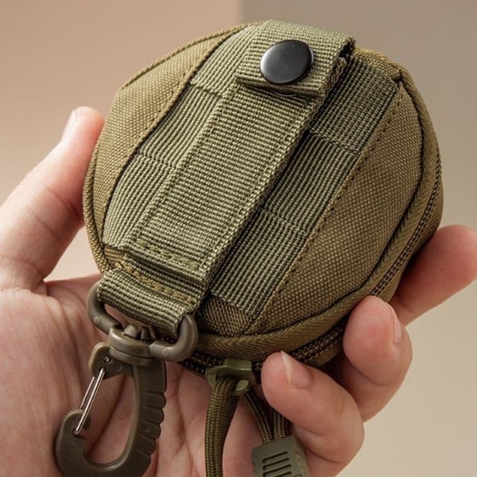 コンパクト 財布 ミリタリー風 多機能コンパクト財布