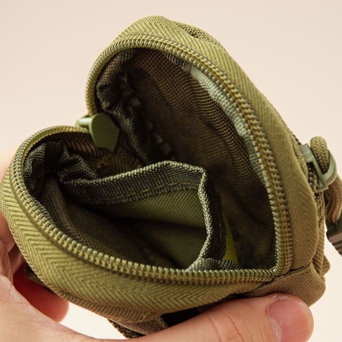 コンパクト 財布 ミリタリー風 多機能コンパクト財布