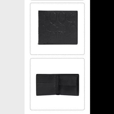 コンパクト 財布 上質型押し革 二つ折りコンパクト財布