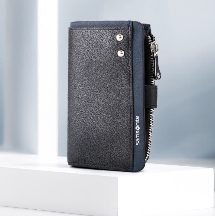 コンパクト 財布 二つ折り本革キーホルダー付きコンパクト財布