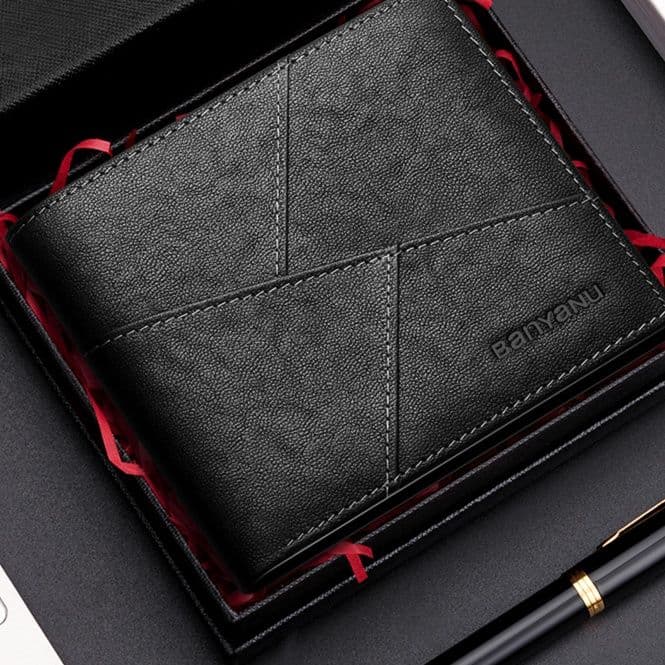 コンパクト 財布 コンパクト 財布 本革ステッチデザイン二つ折り財布