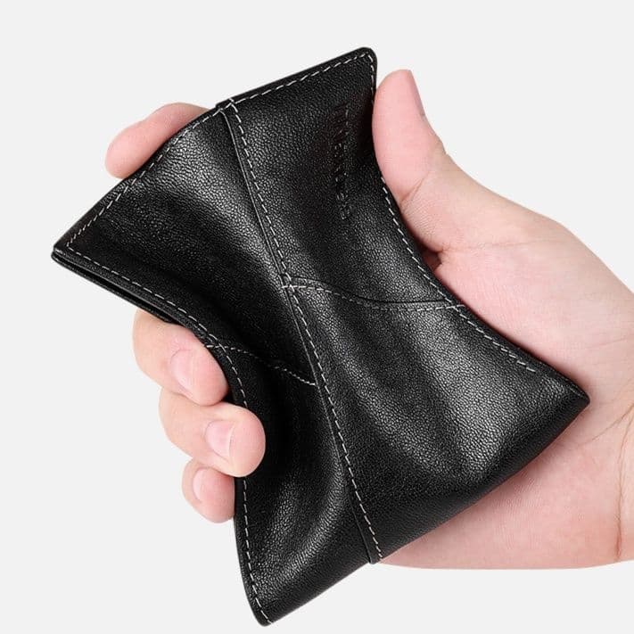 コンパクト 財布 コンパクト 財布 本革ステッチデザイン二つ折り財布