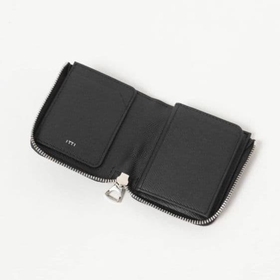 コンパクト 財布 コンパクト 財布 シンプル ファスナー式 二つ折り財布