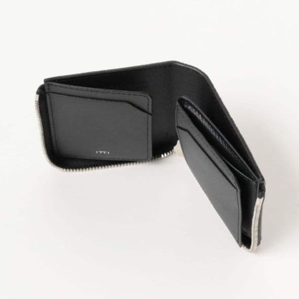 コンパクト 財布 コンパクト 財布 シンプル ファスナー式 二つ折り財布