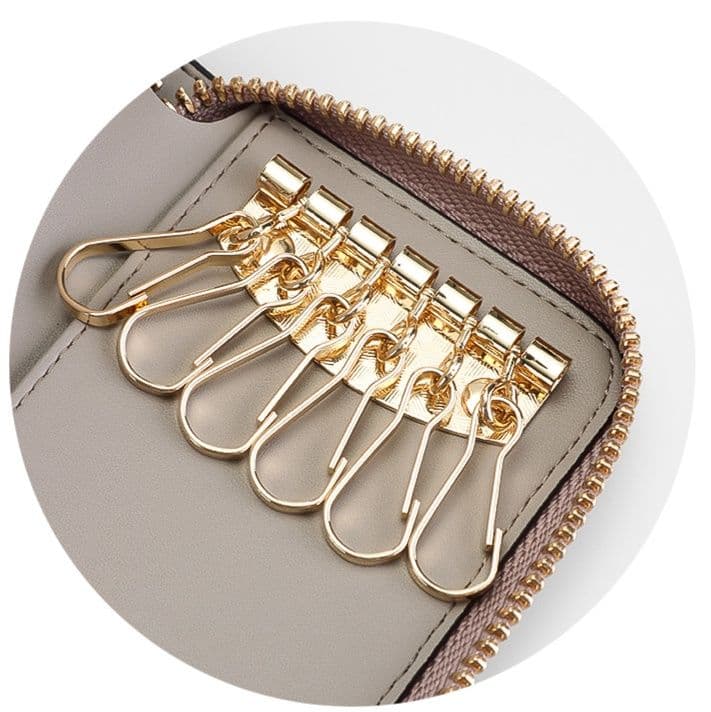 コンパクト 財布 スリム型ファスナー式多機能ミニ財布