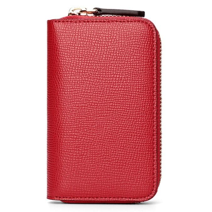 コンパクト 財布 スリム型ファスナー式多機能ミニ財布