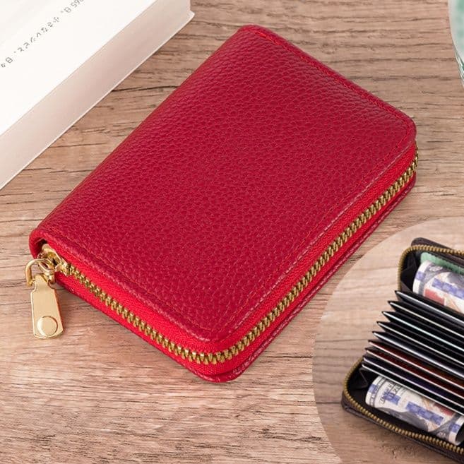 コンパクト 財布 多機能ジップミニ財布