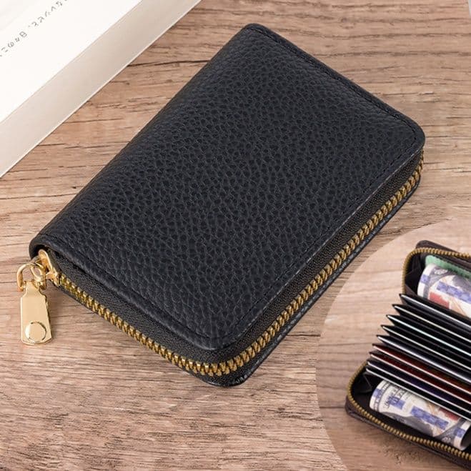 コンパクト 財布 多機能ジップミニ財布