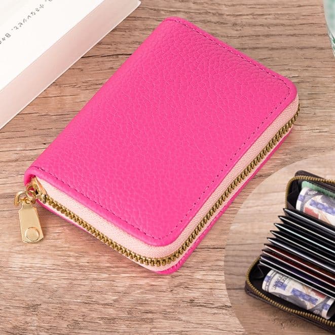 コンパクト 財布 多機能ジップミニ財布