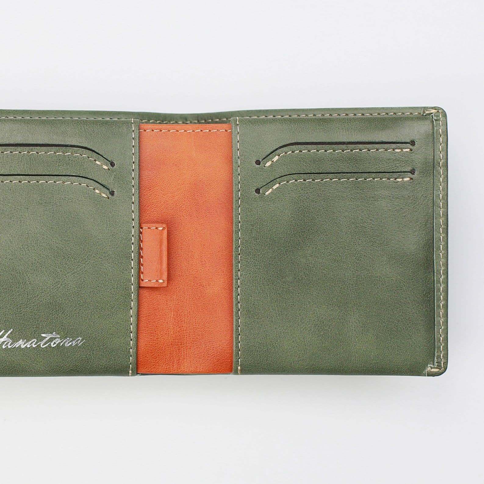 コンパクト 財布 職人技光る薄型二つ折り財布