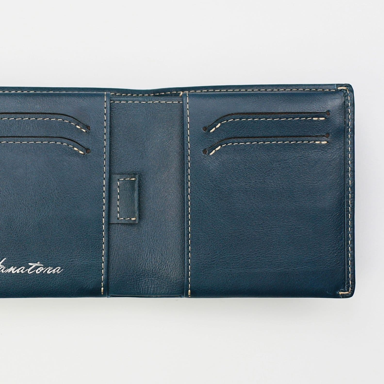 コンパクト 財布 職人技光る薄型二つ折り財布