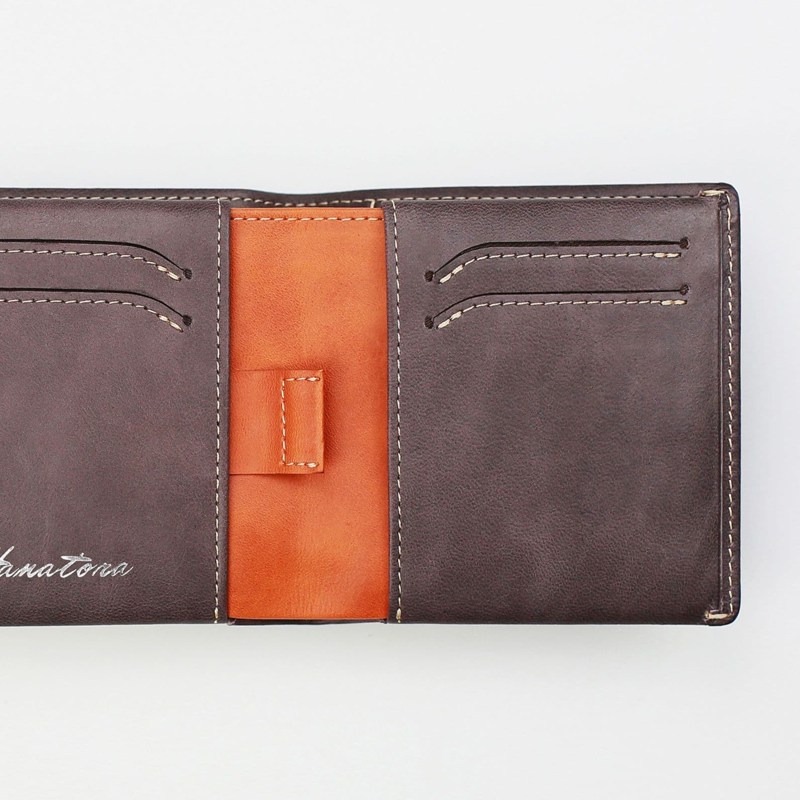 コンパクト 財布 職人技光る薄型二つ折り財布