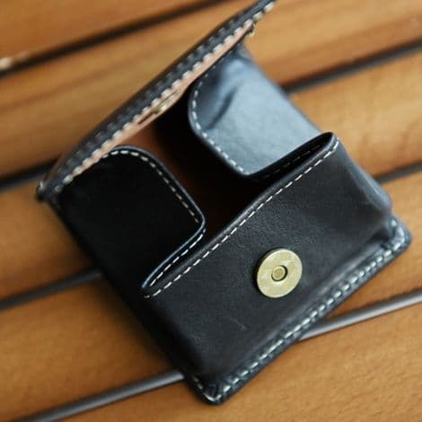 コンパクト 財布 本革職人仕立て 極薄二つ折り財布