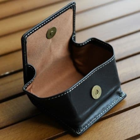 コンパクト 財布 本革職人仕立て 極薄二つ折り財布