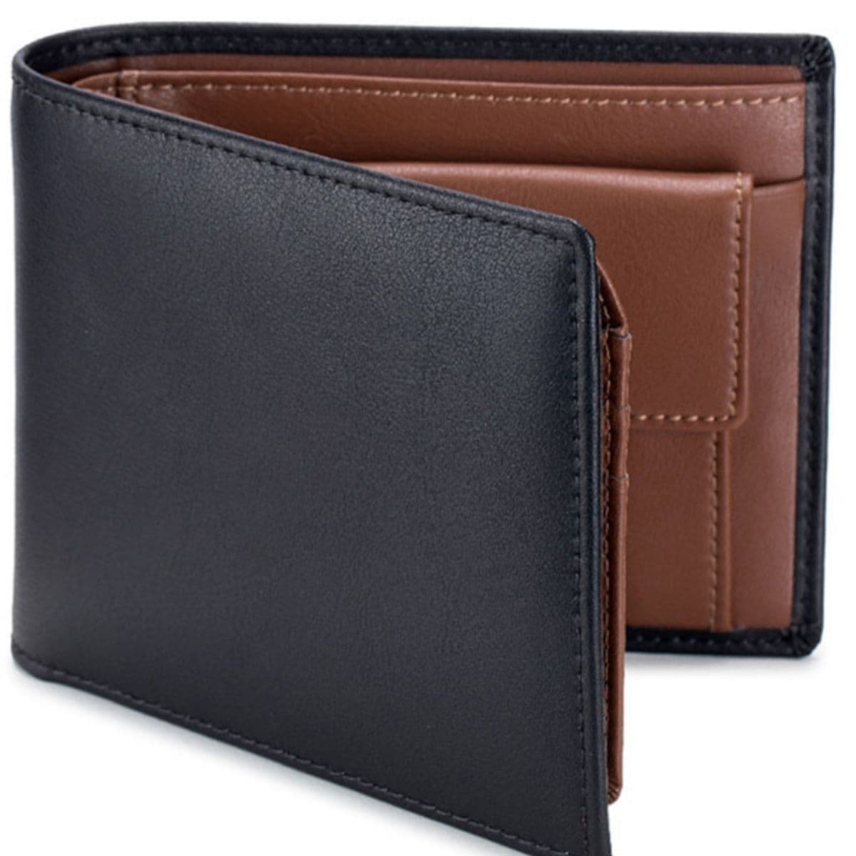 コンパクト 財布 多機能カード収納 本革二つ折り財布