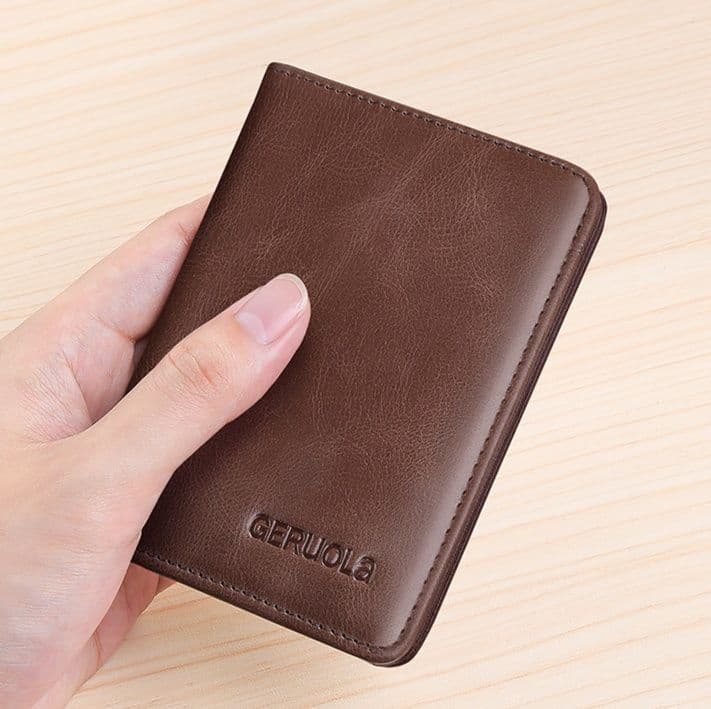 コンパクト 財布 職人技が光る本革二つ折り財布