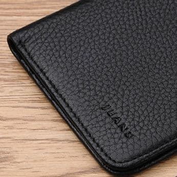 コンパクト 財布 多機能二つ折り身分証ウォレット