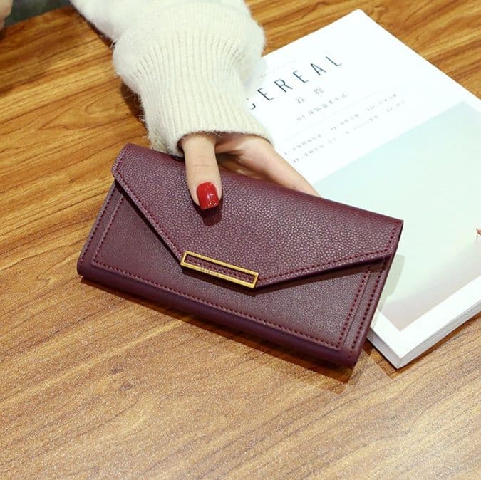 コンパクト 財布 エレガント封筒型スリム財布