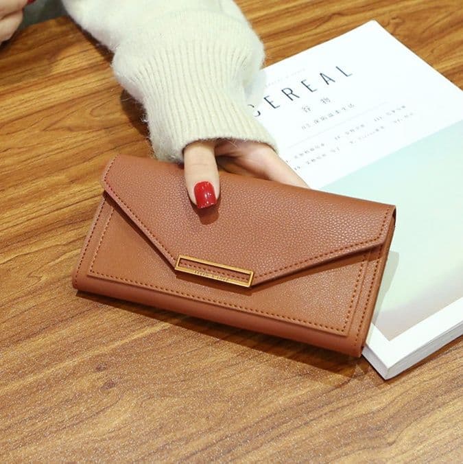 コンパクト 財布 エレガント封筒型スリム財布