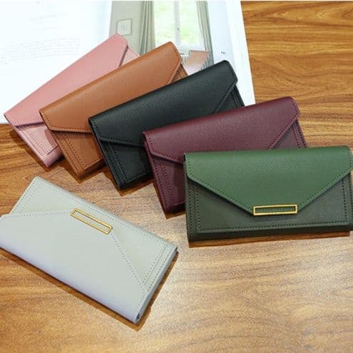 コンパクト 財布 エレガント封筒型スリム財布