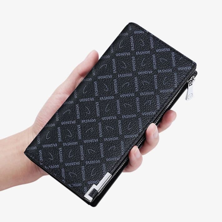 コンパクト 財布 格子柄スリム財布