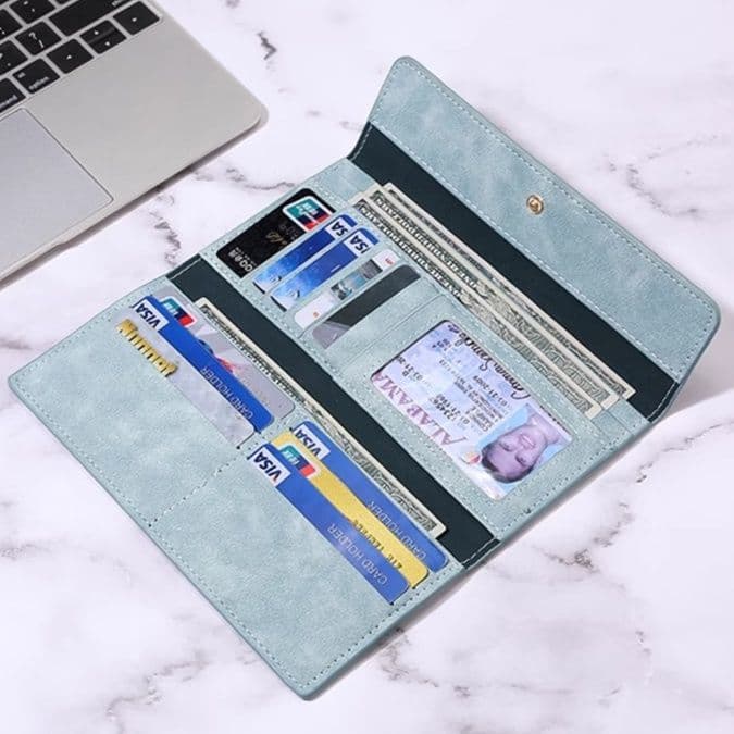 コンパクト 財布 多機能スリム長財布 整理上手