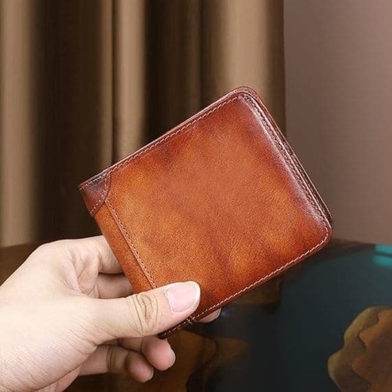 コンパクト 財布 本革職人の匠技 三つ折りコンパクト財布